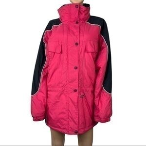 Pola Edge Women Jacket Pink Black Size XL Nylon